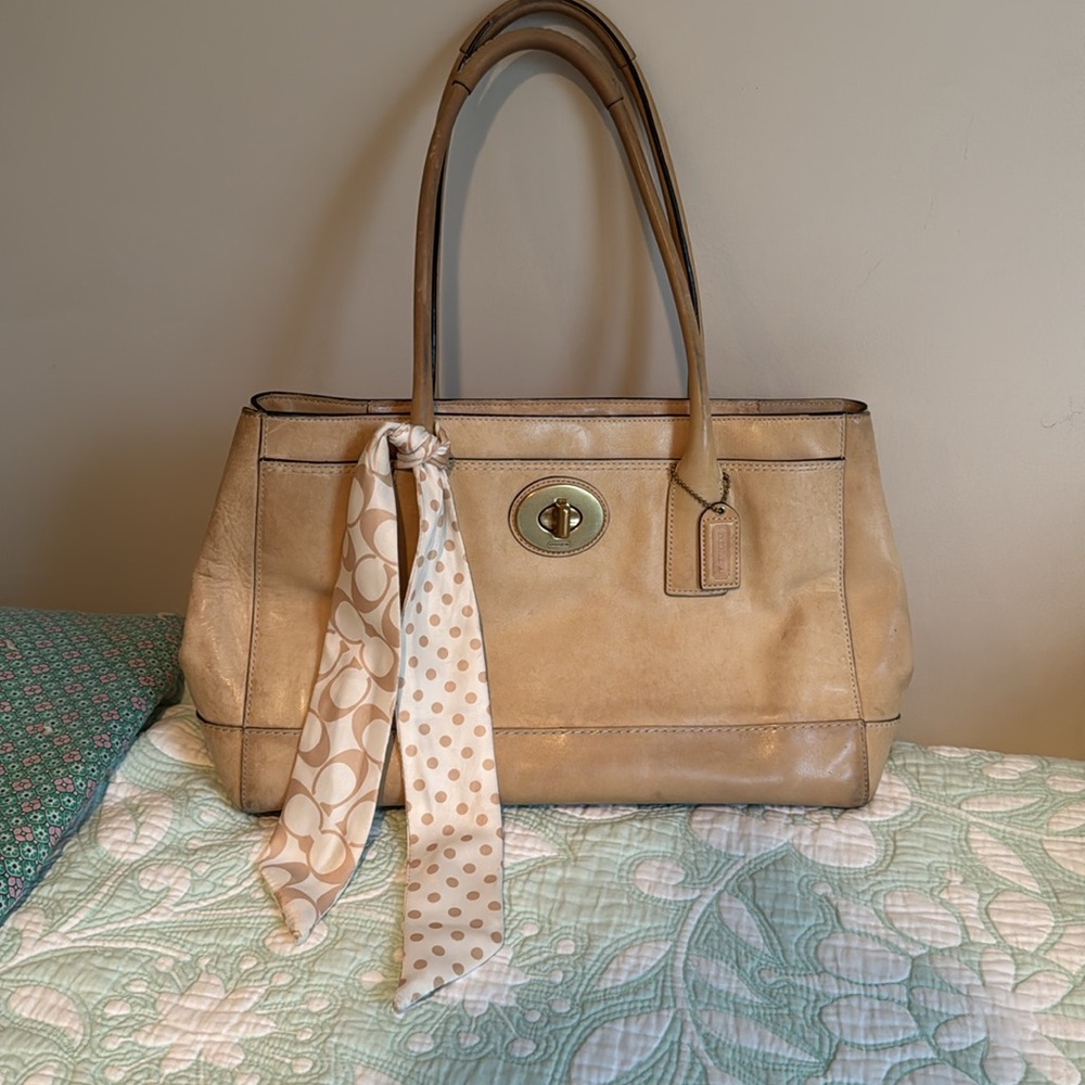 Coach Leather Madeline Bag